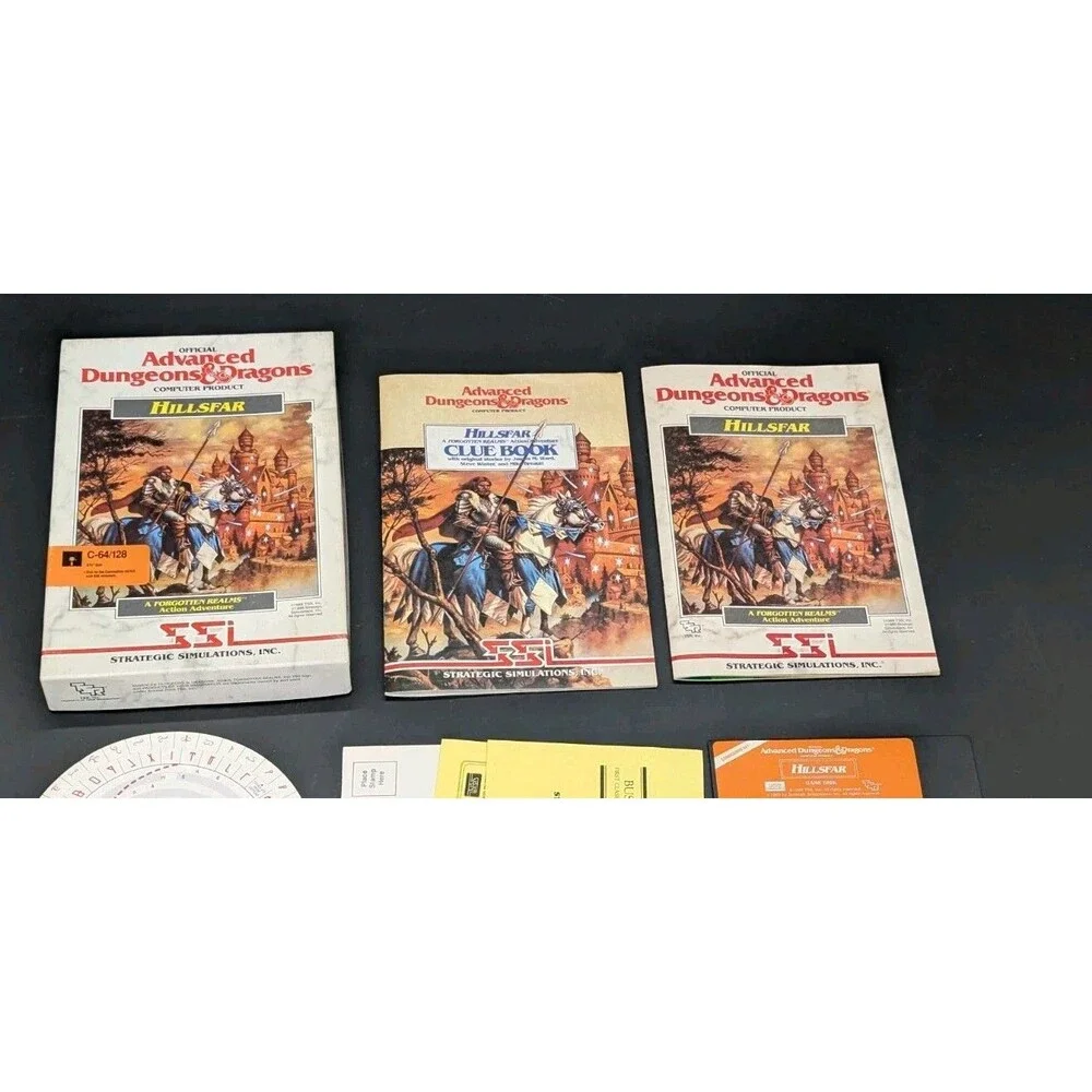 Advanced Dungeons & Dragons Forgotten Realms IBM PC Game CIB Set Vol. 1-3 & More